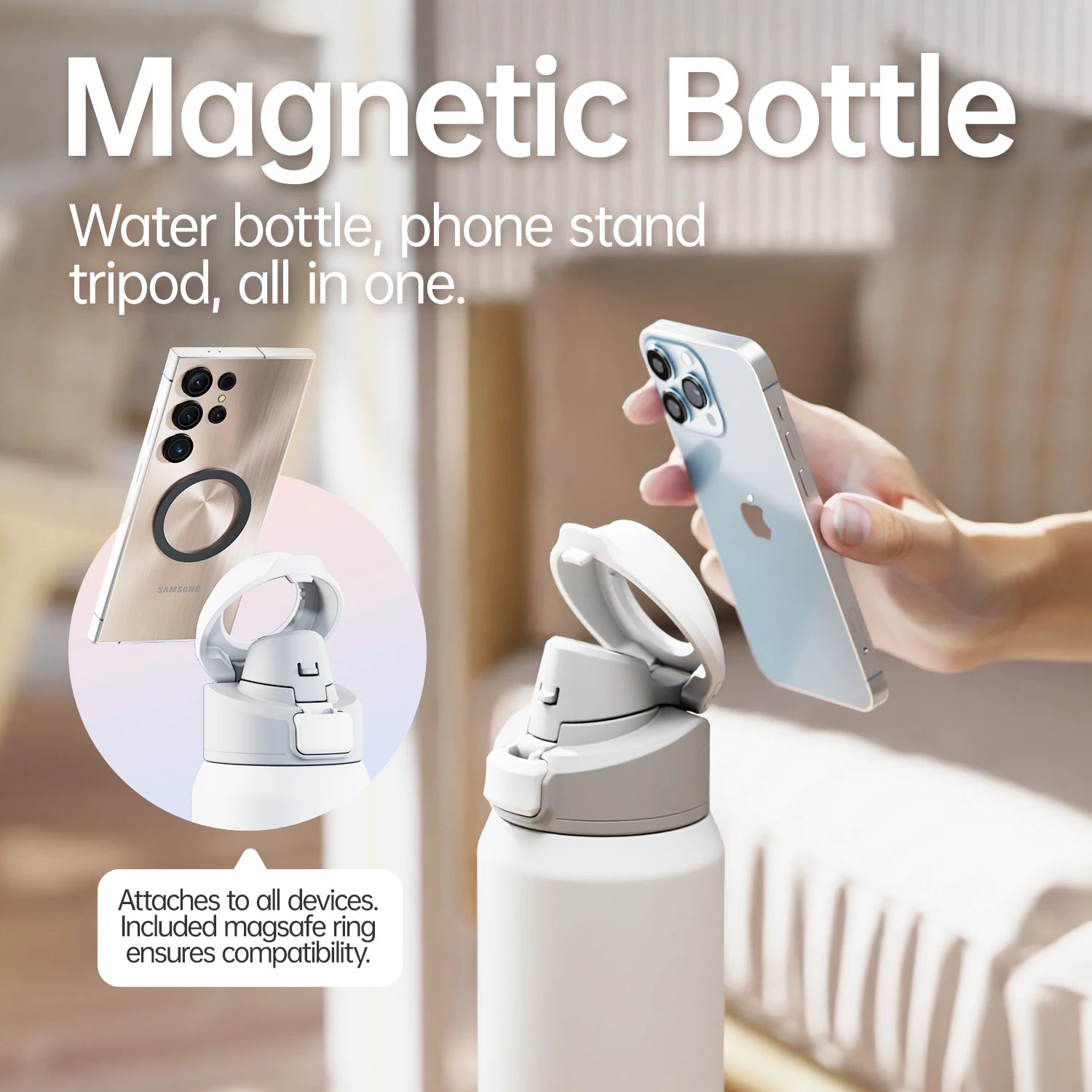 Discover the Fjbottle 710/950Ml Magnetic Lid Insulated Water Bottle – Your Perfect Companion for Outdoor Adventures!