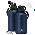 Stay Hydrated in Style with Our 1.9L Large Capacity Stainless Steel Thermal Water Bottle - Perfect for Hot and Cold Beverages on the Go!