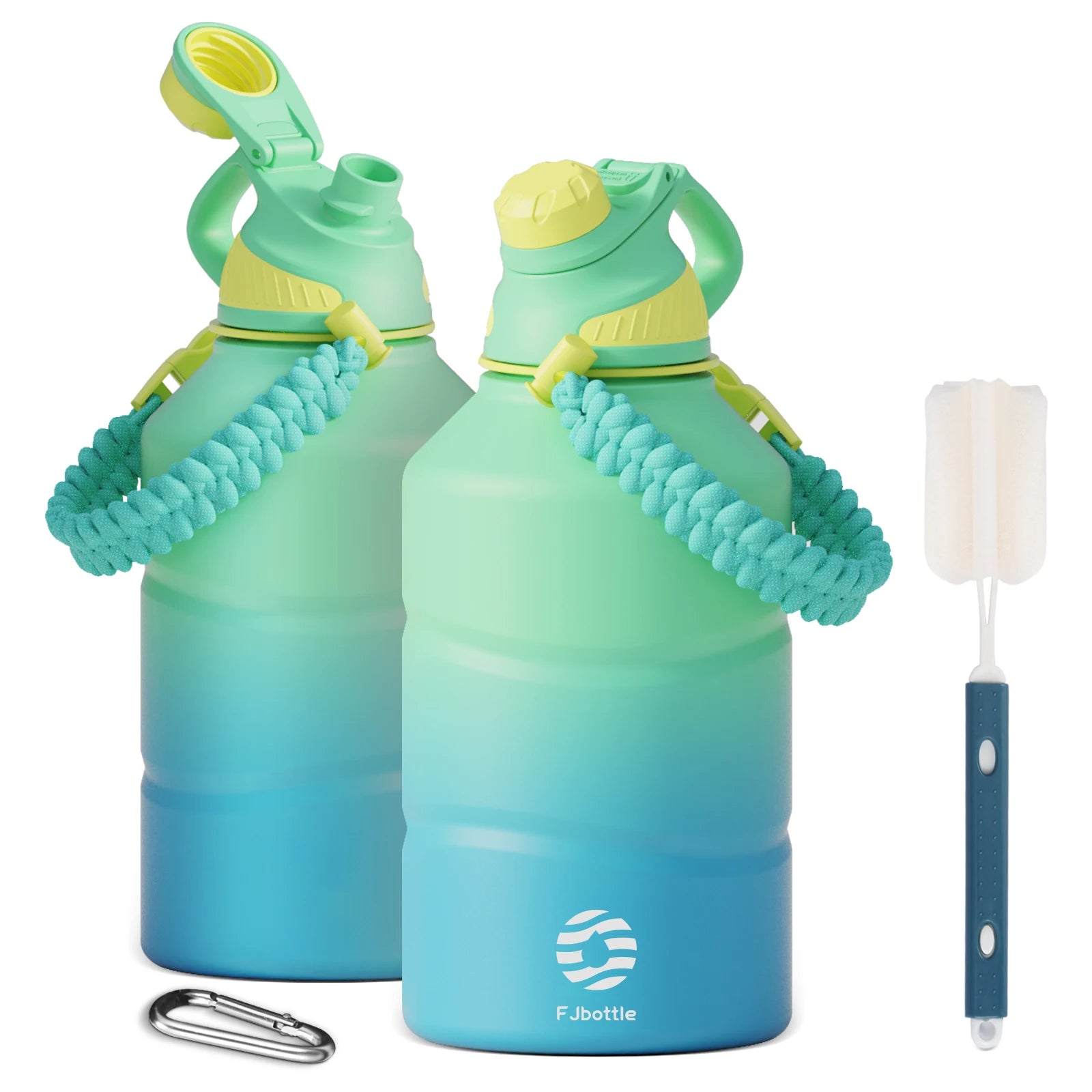 Stay Hydrated in Style with Our 1.9L Large Capacity Stainless Steel Thermal Water Bottle - Perfect for Hot and Cold Beverages on the Go!